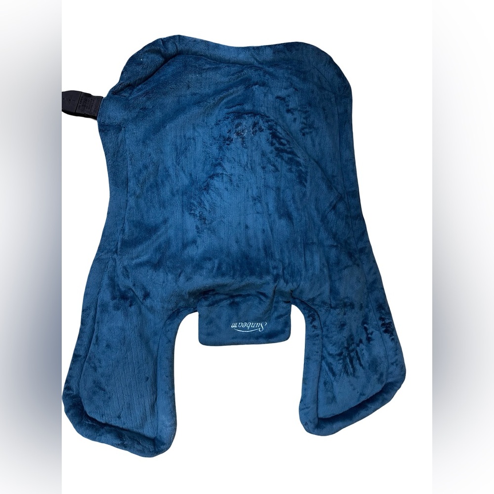Sunbeam Navy Heated Neck and Shoulder Wrap